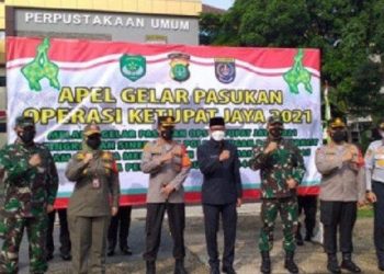 Kawal larangan mudik dan hari raya Idul Fitri, pemerintah Kota Depok kerahkan 1.000 aparat gabungan