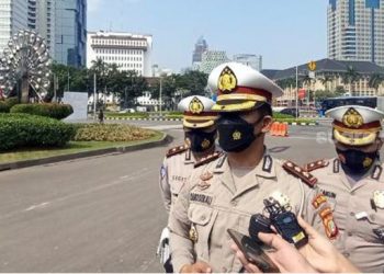 Antisipasi Demo Tolak PPKM, 400 Personel Jaga Kawasan Bundaran Senayan-Glodok