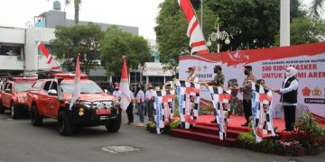 Panglima TNI dan Kapolri Luncurkan Gerakan Mobil Masker untuk Malang Raya
