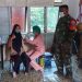 TNI Polri Dampingi Pelaksanaan Vaksinasi Covid-19 Di Desa Juking Sopan
