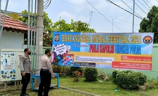 Lomba Bhayangkara Mural Festival 2021 Piala Kapolri, Berhadiah Puluhan Juta Rupiah