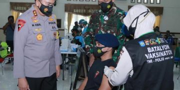 Kekebalan Kelompok Mendesak, Polri Kerja Keras Percepat Vaksinasi ke Seluruh Negeri