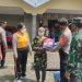 Polisi Kerja Bakti dan Serahkan Bansos di Lokasi Bencana Alam