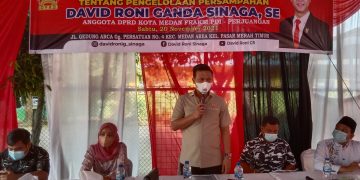 Sosperda Sesi 2, David Roni Ganda Sinaga Dengarkan Keluhan Warga Gg. Jawa dan Gg.Ganefo