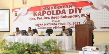 Jelang Penutupan Pendidikan, Wakapolda DIY Berikan Pembekalan Kepda Siswa Seba