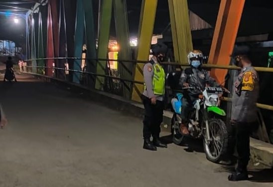 Patroli Malam Di Tingkatkan, Polsek Lebakgedong Polres Lebak Upaya Ciptakan Situasi Aman