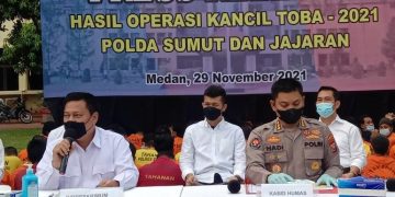 Polda Sumut Tangkap 147 Bandit Saat Operasi Kancil Toba 2021