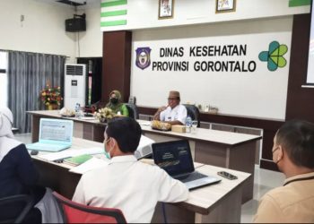 Kegiatan di Dinas Kesehatan Provinsi Gorontalo beberapa waktu lalu