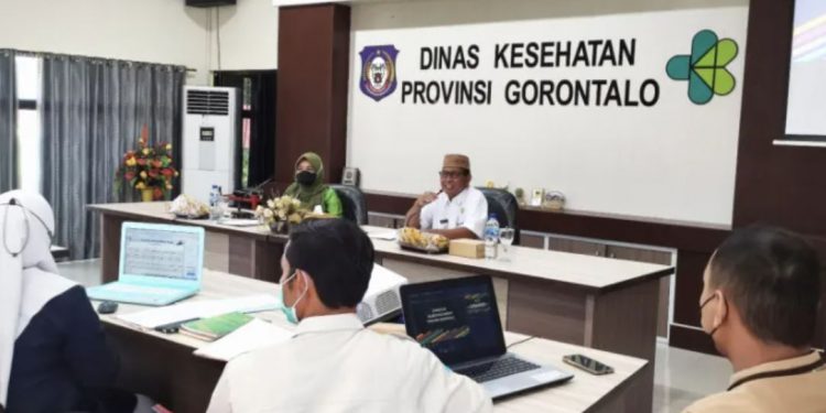 Kegiatan di Dinas Kesehatan Provinsi Gorontalo beberapa waktu lalu