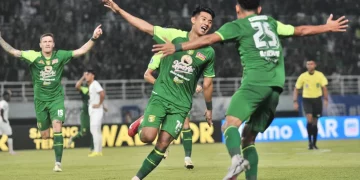 Malik Risaldi Cetak Dua Gol dan Bawa Persebaya Menang di Gelora Bung Tomo