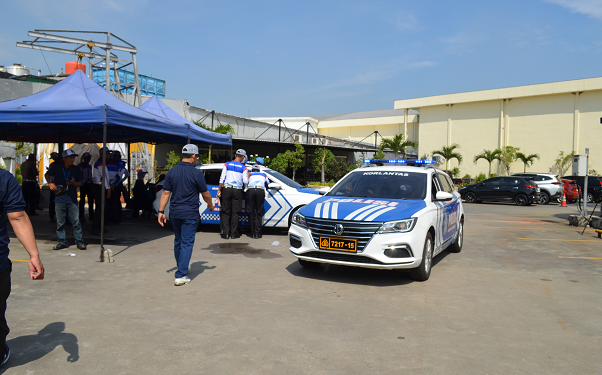 Patroli Berbasis Baterai: Teknologi MG Motor dan Aplikasi Silancar Diuji Coba