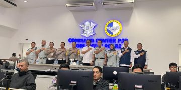 Kakorlantas Polri dan Wamen BUMN Pantau Arus Libur Nataru di Command Center KM 29 Jakarta-Cikampek