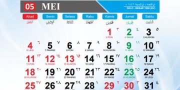Daftar Tanggal Merah Bulan Mei