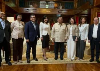 Prabowo Ngobrol Bareng 6 Pemred Bahas Beragam Isu di Hambalang