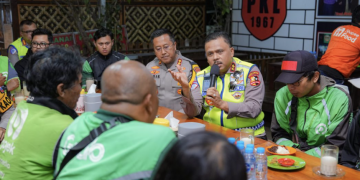 Kakorlantas Polri Irjen Agus Suryonugroho Dukung Ide Warung Ojol Kamtibmas