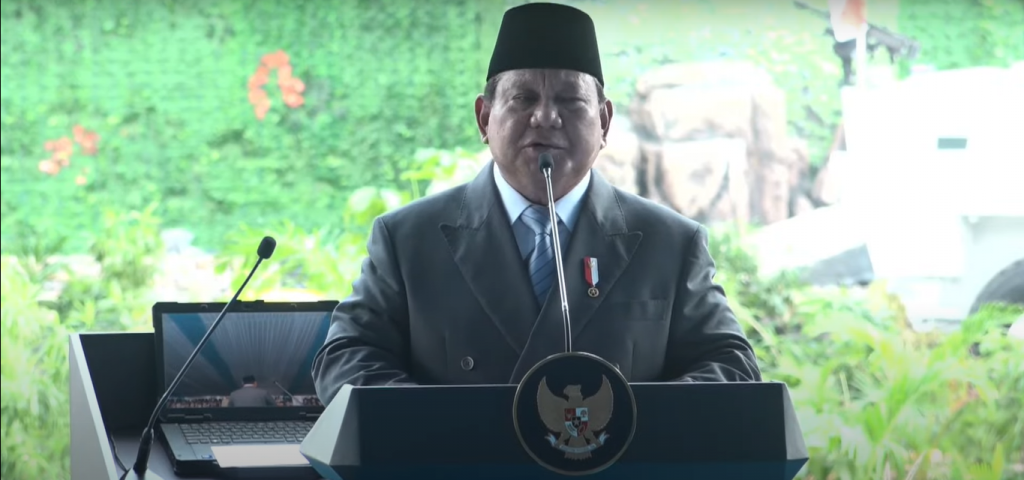 Presiden RI Prabowo Subianto-Indo Defence 2024
