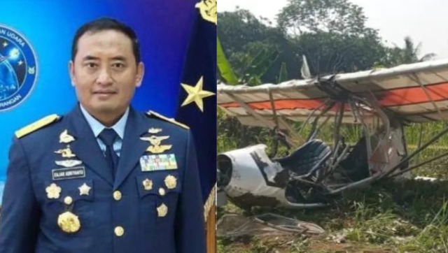 Mantan Kadispen TNI AU Gugur dalam Kecelakaan Pesawat Latih di Bogor