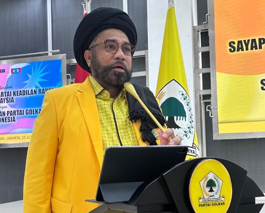 Prof. Dr. Ali Mochtar Ngabalin, M.Si - Ketua Bidang Politik Luar Negeri dan Hubungan Internasional DPP Partai Golkar - Guru Besar Hubungan Internasional Busan University of Foreign Studies (BUFS) Korea Selatan