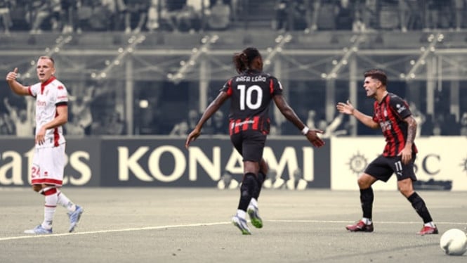 AC Milan Lolos ke Babak Kedua Coppa Italia Usai Tundukkan Bari 2-0